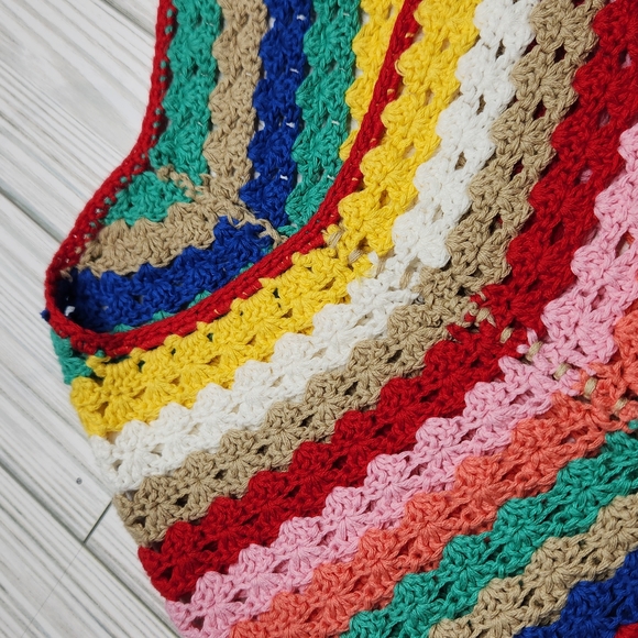 WILDFOX vibrant glow stassi short sleeve sweater, size medium - Picture 6 of 8